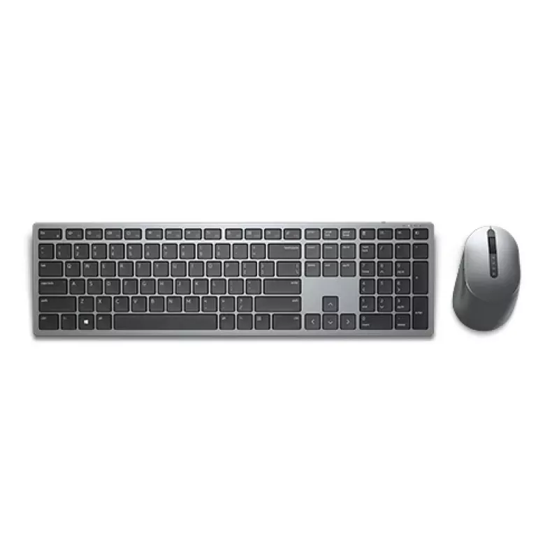 Bezvadu tastatūras un peles komplekts Dell KM7321W Titan pelēka ar iekļautām baterijām