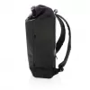 Mugursoma XDDESIGN Urban Lite Melna — 21 L (paplašināma līdz 27 L), nodalījums 15,6 collu klēpjdatoram, ūdensnecaurlaidīga, ratiņu siksna