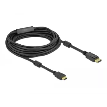 Aktīvs DisplayPort uz HDMI kabelis DeLOCK 85960 10m 4K 60Hz