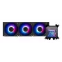 Viss vienā šķidruma dzesētājs MSI MAG Coreliquid A15 360 — 3x 120 mm ventilatori, radiators 394 x 120 x 27 mm, sūknis 5V, RGB, atbalsta LGA 1851