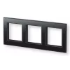 eQ-3 Homematic IP 162150A1 stikla rāmis, 3 vietu, melns
