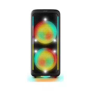 Pārnēsājams ballīšu skaļrunis Philips TAX5000E/10 2 joslu, 100 W RMS, Bluetooth, 20–20000 Hz, 4 Ω, melns