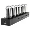 Galda pulkstenis Lamptron DC601 IPS melns — digitālais galda pulkstenis ar IPS displeju