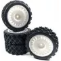 Absima 1 10 Rally Block Complete Wheels Melns 4 gab. (2510062)
