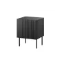 Nakts skapīšu komplekts 2 gab. Cama Meble ISLA 44,5×40×59 cm melns matēts MDF/skaidu plātne