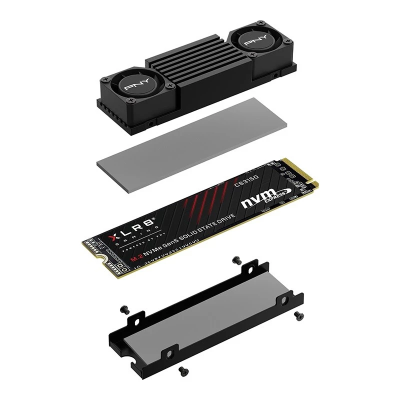 SSD disks PNY 2 TB M.2 PCI Express 5.0 NVMe CS3150