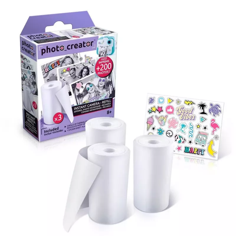 Momentkameras Canal Toys Photo Creator CLK002 papildināšanas komplekts, balts, tiešā termiskā druka