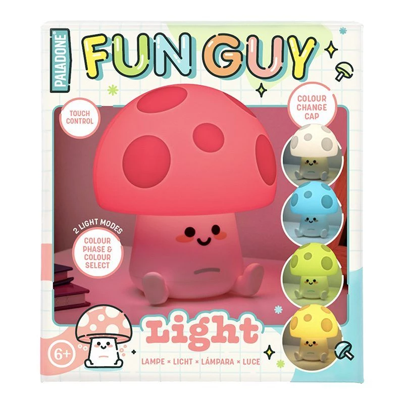 Galda lampa Paladone Fun Guy Mushroom Light – sēņveida LED naktslampa