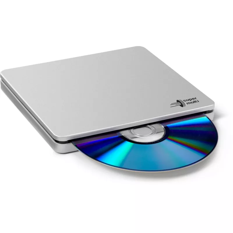 GP70NS50 SLIM, ārējais DVD rakstītājs (sudraba, ārējais, USB 2.0, 5,25)