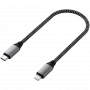 Satechi ST-TCL10M USB kabelis 0,25 m USB C USB C/Lightning melns pelēks