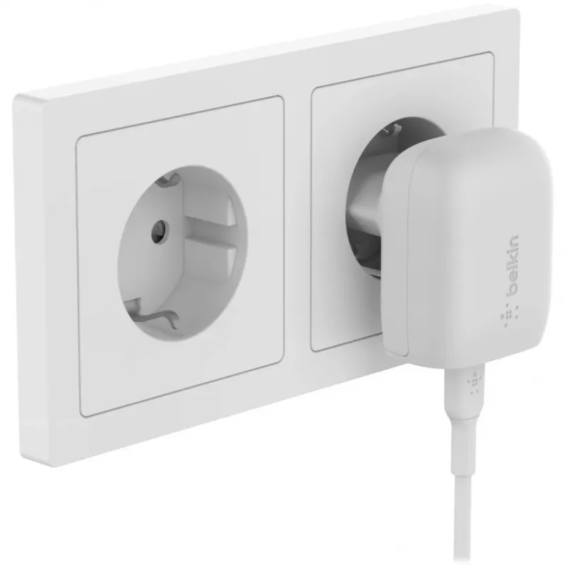 Lādētājs iekštelpām Belkin BoostCharge WCA006vfWH ātrā uzlāde balts