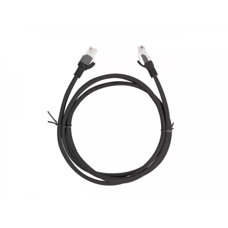 Patchcord cat.5e 1,5M UTP melns