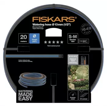 Dārza šļūtene Fiskars 1027107 20 m Virszemes Zila Pelēka