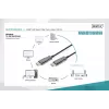 HDMI AOC hibrīda optiskās šķiedras kabelis Digitus AK-330125-100-S