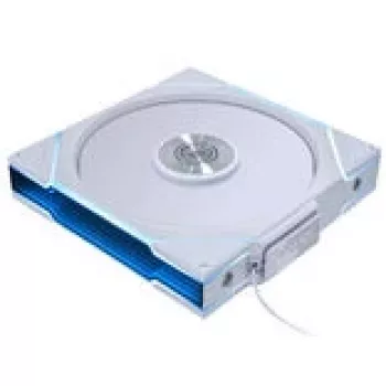 Ventilators Lian Li 14RTL1W1W 14 cm balts 1800 RPM Fluid Dynamic Bearing