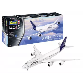 Lidmašīna Revell Boeing 747-8 Lufthansa New Livery