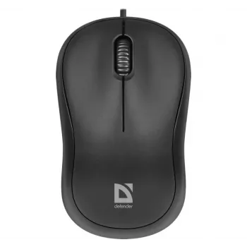 Vadu optiskā pele DEFENDER PATCH MS-759 USB Type-A, abpusēja, 1000 DPI, melna