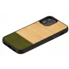 Telefona maciņš man and wood iPhone 12 mini — Bamboo Forest Melns
