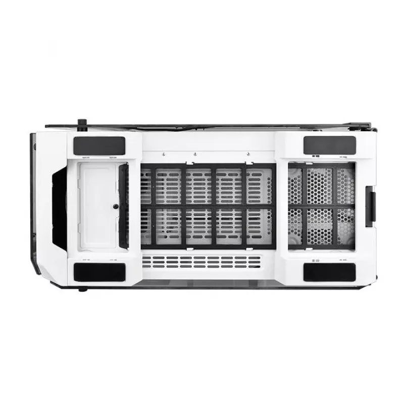 Case View 71 Riing rūdīta stikla E-ATX pilna torņa korpuss - Snow Edition