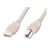 5M USB 2.0 kabelis A-B / M-M pelēks Classic