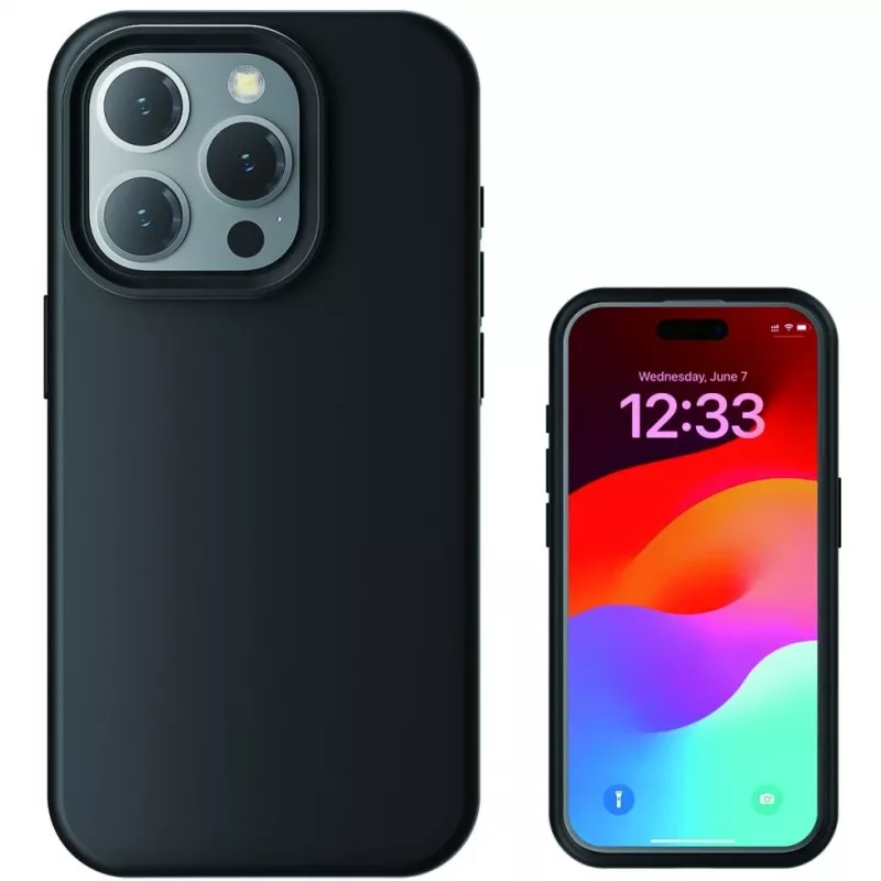 4smarts 540580 - Vāciņš - Apple - iPhone 15 Pro - 15,5 cm (6.1) - Melns