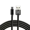 everActive USB-C kabelis 1 m - melns, pīts, ātrā uzlāde, 3A - CBB-1CB