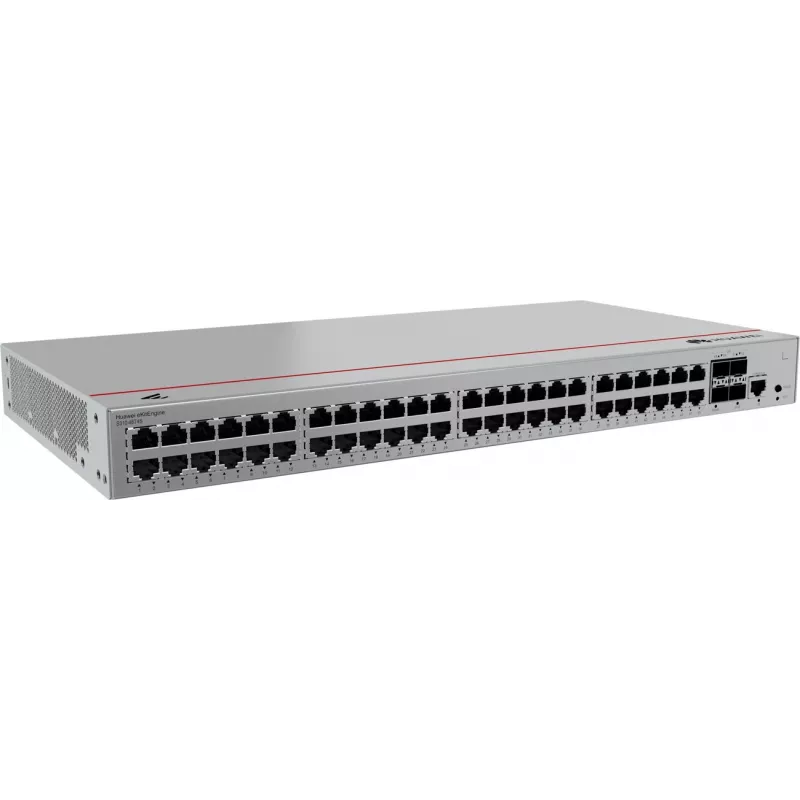 Slēdzis HUAWEI CloudEngine S310-48T4S — 48x Gigabit Ethernet (10/100/1000), 1U, RJ-45 konsole, pelēks