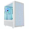 PC case MODECOM BREEZE ARGB Flow MIDI Melns — ATX, 3x140mm front + 1x140mm rear, tempered glass, USB-C