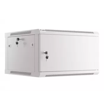 Sienas skapis Lanberg WF01-6606-00S 6U pelēks 60 kg ietilpība