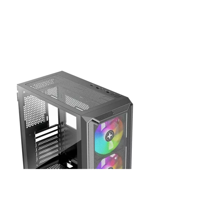 Korpuss|XILENCE|ATX/micro ATX/Mini-ITX|Melns|Midi Tower|PC|XG161