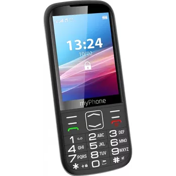 myPhone HALO 4 LTE | Melns | 3,5 collas | TFT | 128 MB | 64 MB | Divas SIM kartes | 3G | Bluetooth | Galvenās kameras izšķirtspēja 2 MP | 2500 mAh
