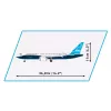 Būvniecības komplekts Cobi Boeing 737-8 — 340 detaļas, ieteicamais vecums 7+, zila un balta
