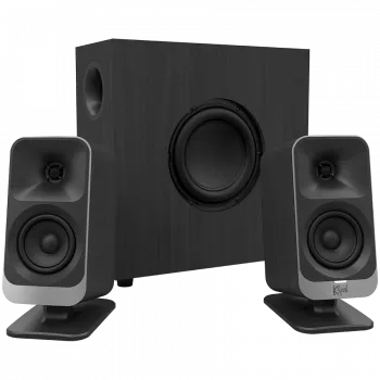 Skaļruņi KLIPSCH ProMedia Lumina Melns — galda multivides skaļruņu sistēma