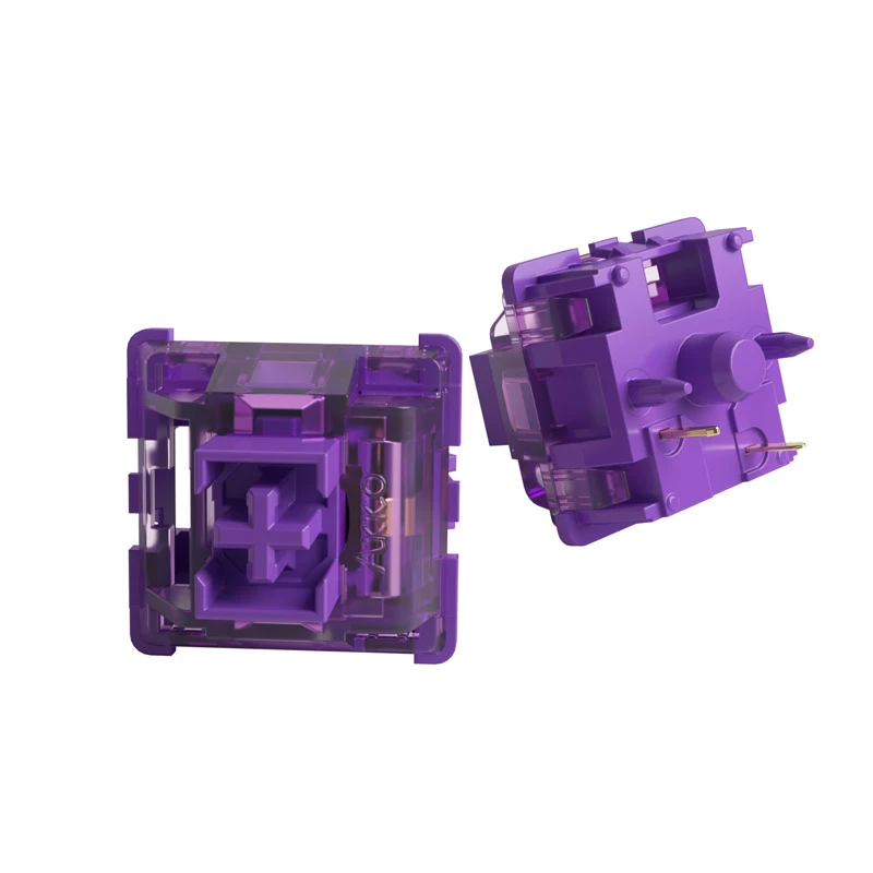 Akko V3 Pro Lavender Purple mehāniskais slēdzis, 5-pin, taktils, MX kāts, 40 g, 45 gab