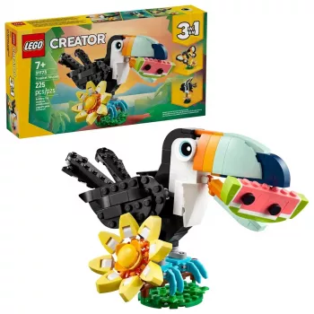 Konstruktors LEGO Creator 3-in-1 Wild Animals Tropical Toucan komplekts 31173