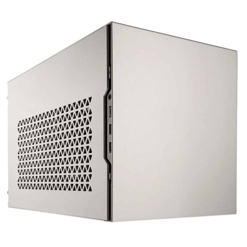 Mini-ITX korpuss SILVERSTONE SST-SG15S, sudraba alumīnija kompakts šasijs