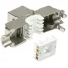 RJ-45 ligzdas modulis LogiLink NK4003 sudraba krāsā