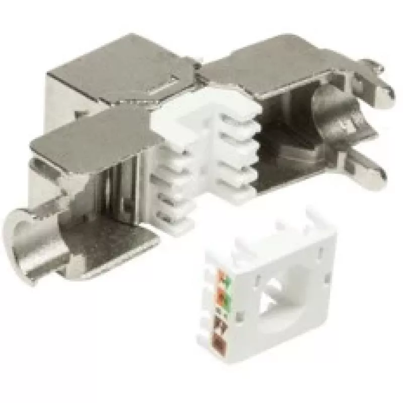 RJ-45 ligzdas modulis LogiLink NK4003 sudraba krāsā