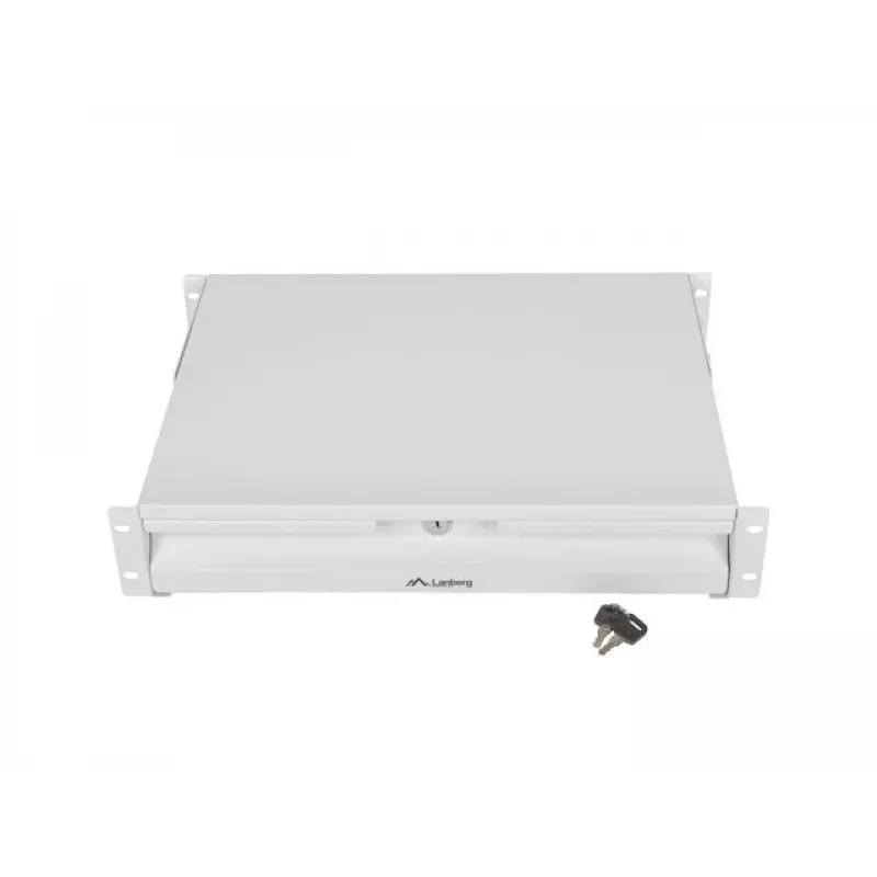 ATVILKTNE SKAPJIEM 19 2U 360MM PELĒKA LANBERG (2U/483X360MM, KRAVĀTĪBA LĪDZ 90KG, 4-PUNKTU MONTĀŽA)