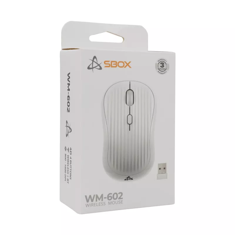 Sbox WM-602 Balts Wireless