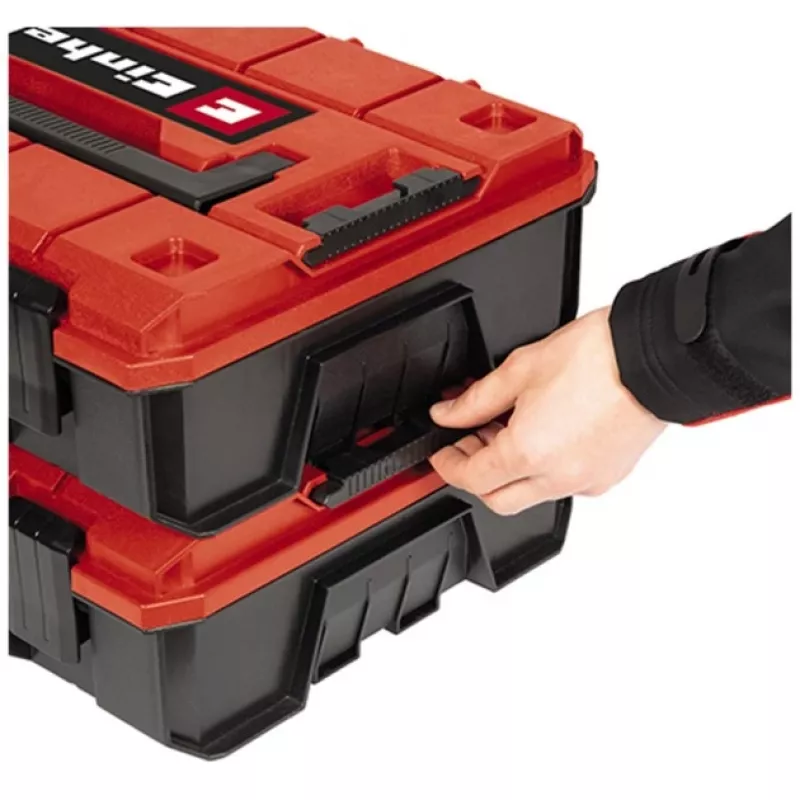 Instrumentu uzglabāšanas kaste Einhell 4540019 Melna Sarkana 420x95x280mm 1.95kg