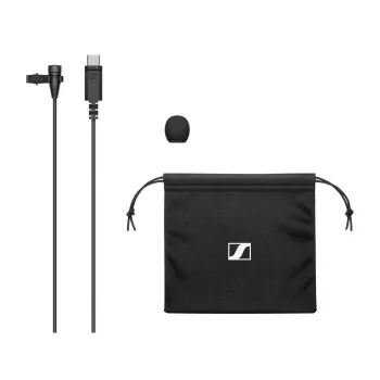 Lavalier mikrofons Sennheiser XS LAV USB-C, daudzvirzienu kondensatora, USB-C vadu, 2 m kabelis, 16 bitu, 70–18 kHz
