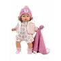Lelle Llorens Babypuppe Lola 38 cm runājoša auduma un vinila, ieteicamais vecums 3+