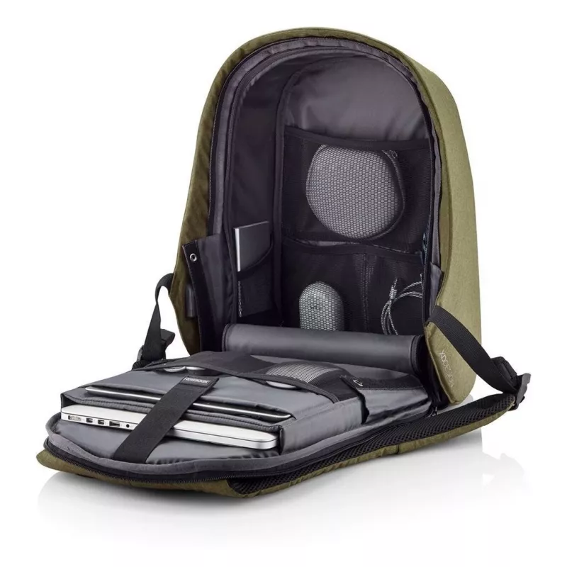 XD-Design Bobby Hero Small mugursoma Ikdienas mugursoma Zaļa PU āda