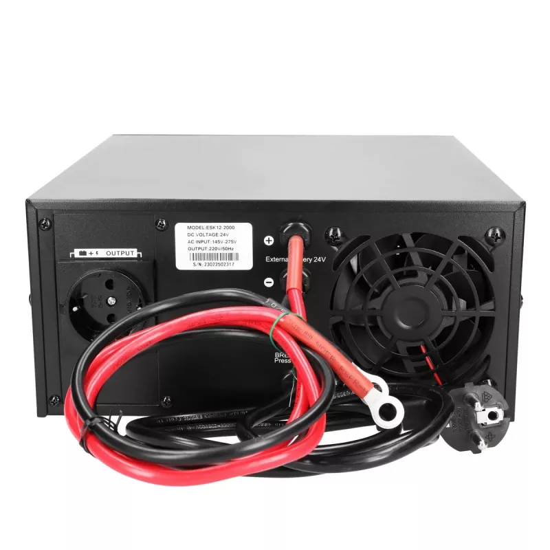 Strāvas pārveidotājs Extralink Piorun 1500VA 1200W 24V DC