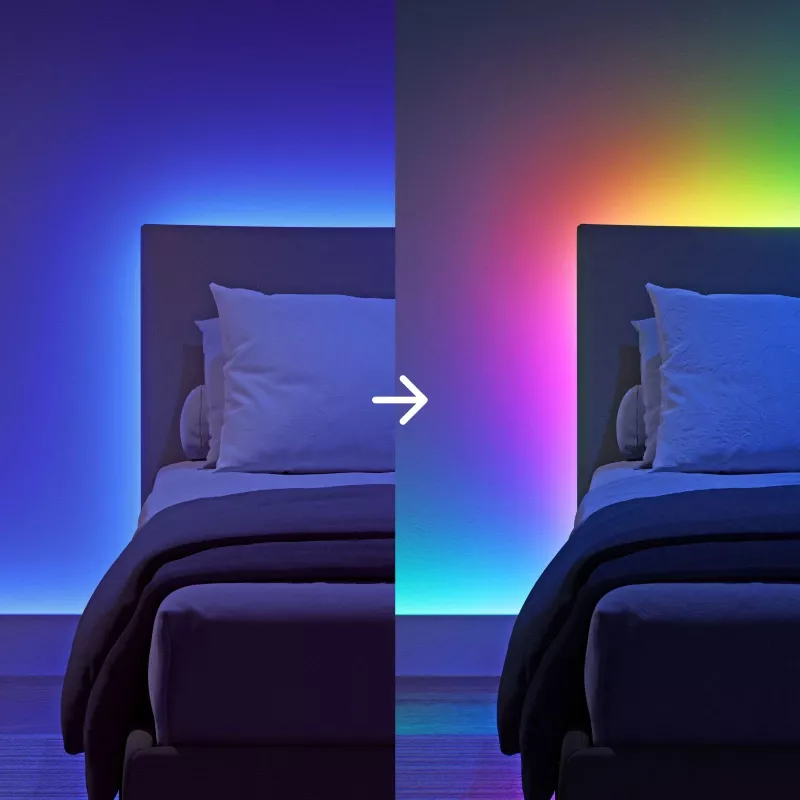 Nanoleaf NF085K02-5ALS RGB krāsu mainoša sienas LED lente