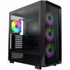 PC korpuss Montech X5 Midi Tower Melns ATX 3x140mm ventilatori