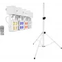 Skatuves LED gaismu komplekts EUROLITE KLS-180 balts ar BS-2 skaļruņu statīviem, baltiem