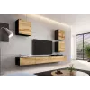 Cama TV stand VIGO 140 30/140/40 Melns/wotan oak