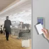 Pirkstu nospiedumu un RFID koda slēdzene QOLTEC 52447 ar IP68 aizsardzību